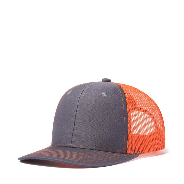 Bulk Cotton Mesh Customized Embroidery Patch Trucker Hats for Custom Gym Apparel