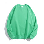 300Gsm Cotton Fabric Custom Embroidery Pullover | Wholesale Oversized Crew Neck Sweatshirts