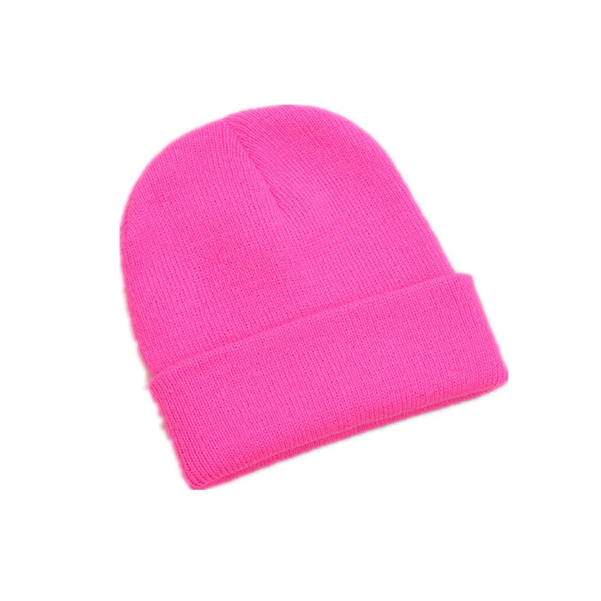 100% Acrylic Jacquard Fabric Custom Logo Striped Winter Ski Traveling Beanie Hats