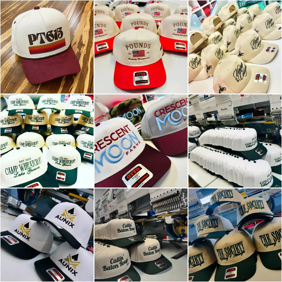 100 Cotton Canvas 3D Embroidery 5 Panel Caps | OEM Custom Hats