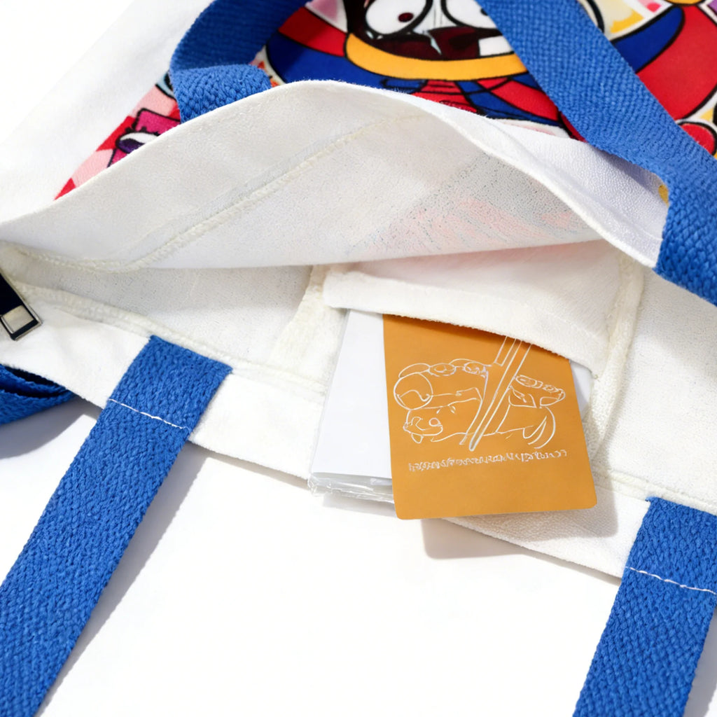 100% Cotton Canvas Printed Tote Bag