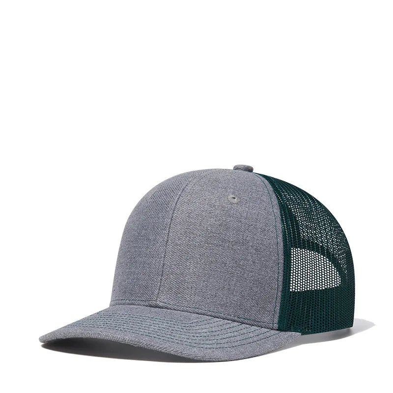 Bulk Cotton Mesh Customized Embroidery Patch Trucker Hats for Custom Gym Apparel