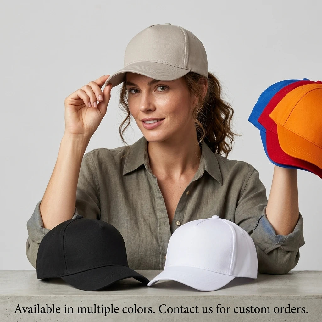 Customized Wholesale Common Fabric 3D Embroidery 5 Panel Caps for Sports Club Uniforms