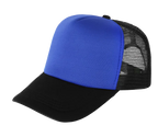 100 Polyester Oxford Five Panel Sublimation Blank Foam Trucker Hat | Wholesale Plain Mesh Caps