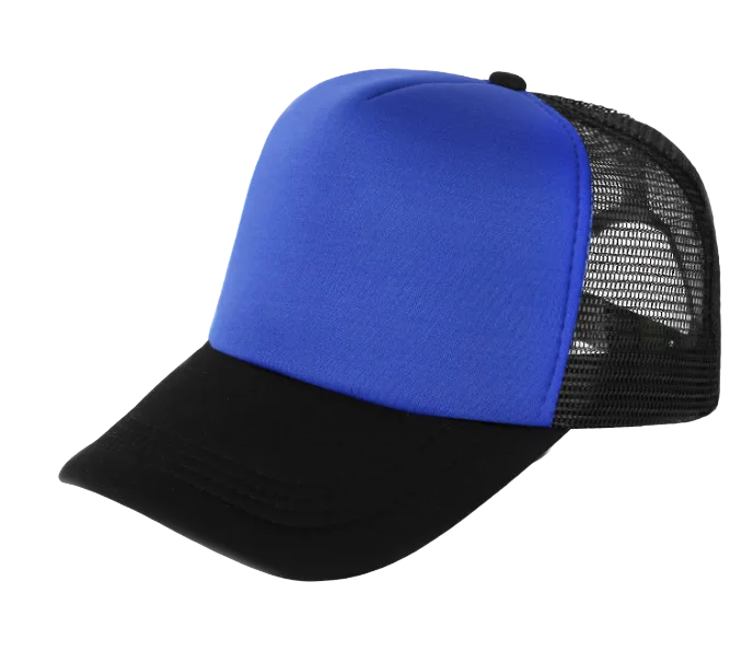 100 Polyester Oxford Five Panel Sublimation Blank Foam Trucker Hat | Wholesale Plain Mesh Caps