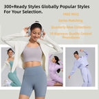 Custom logo Fitness Sports Yoga Jacket High Waist Leggings 2 Pcs Nylon Spandex Interlock Slim Fit Yoga Jacket