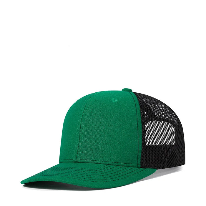 Bulk Cotton Mesh Customized Embroidery Patch Trucker Hats for Custom Gym Apparel