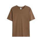 Oem Service Custom 190 Gram Cotton Blank Neck OEM Apparel Shirt Women Summer Breathable Blank Custom T-shirts