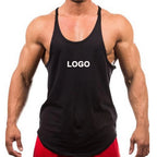 180 Grams Spandex Cotton Knitted Embroidery Tank Top | Custom Gym Bodybuilding Sports Singlet
