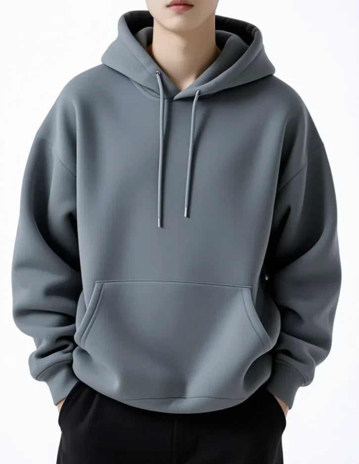 Cotton Heavyweight Fleece Loopback Pullover Hoodie