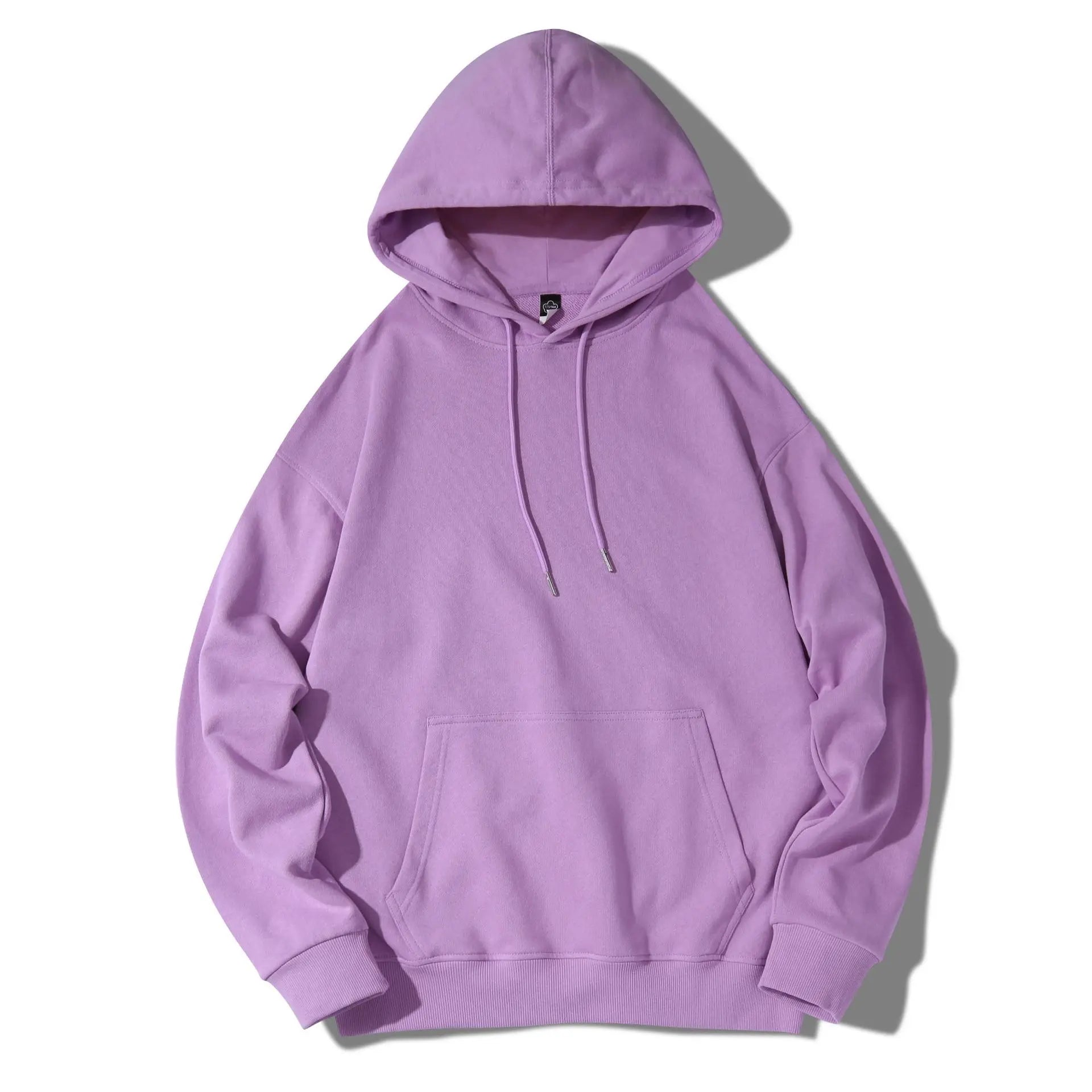 100% Cotton 350gsm Knit Pullover Hoodie