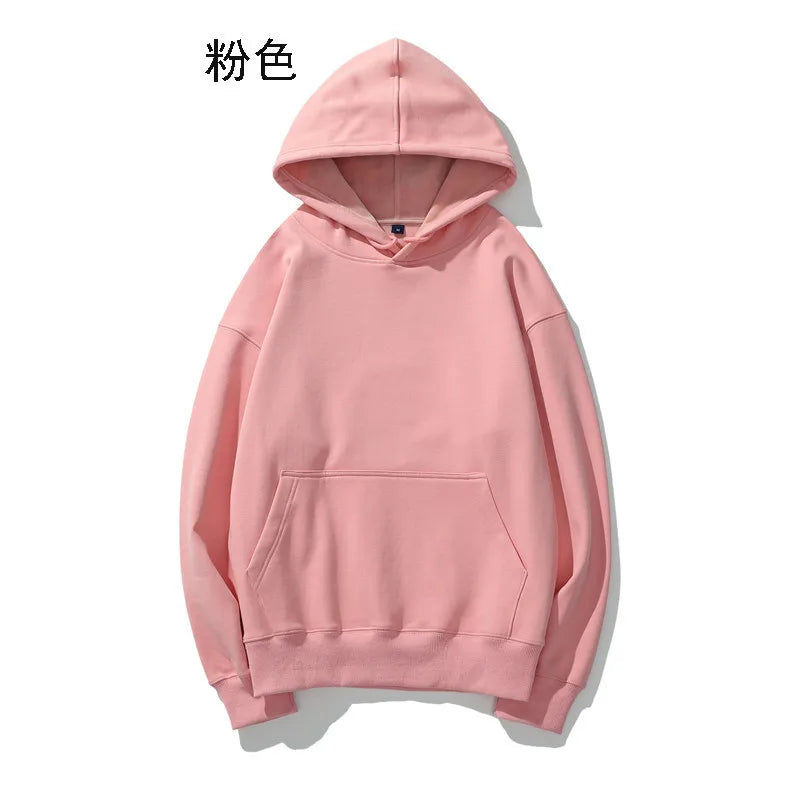 Heavyweight Cotton Brushed Knit Pullover Hoodie
