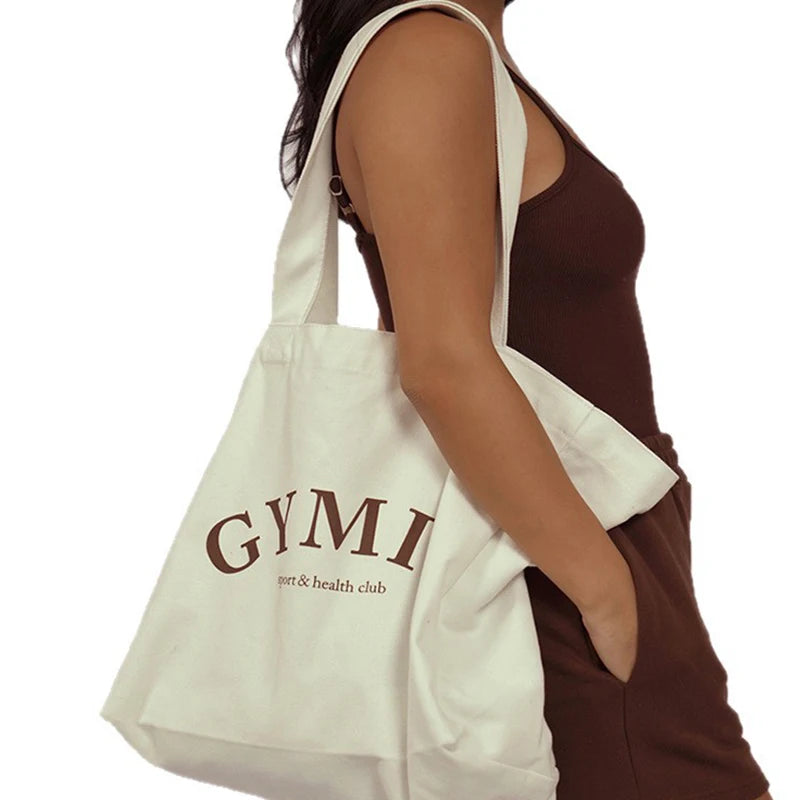 Cotton Canvas Oversized Tote Bag