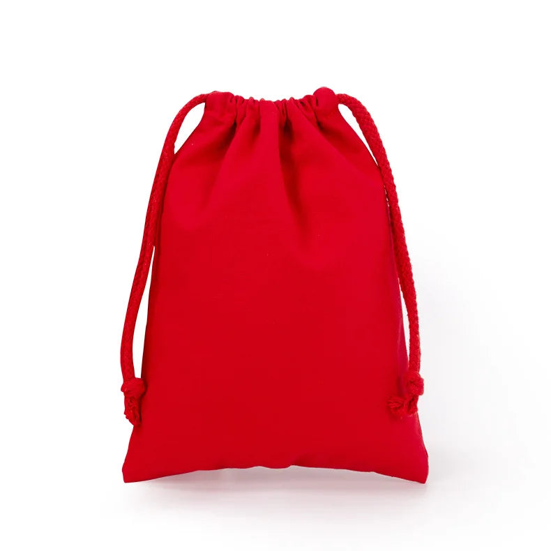 Cotton Canvas Value Drawstring Pouches