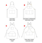 Waterproof Polyurethane-Coated Heavy Polyester Industrial Utility Apron