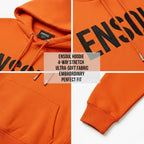 400gsm French Terry Custom Embroidery Pullover Blanks | Heavyweight Streetwear Hoodie