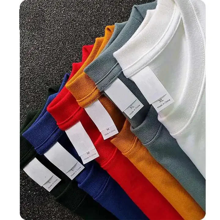 100% Pure Cotton T-Shirt 250GSM | Oversized Blank Tee Wholesale Custom Logo for Men | Factory Direct  [F-20] SEO Description