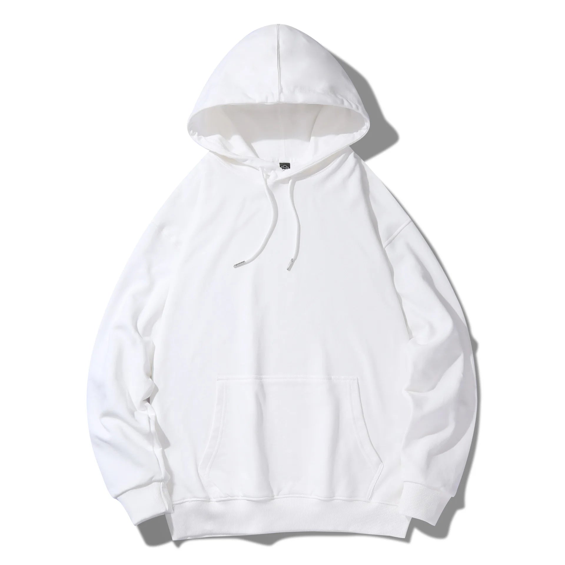 100% Cotton 350gsm Knit Pullover Hoodie