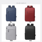 Nylon Coated Multi-Pocket Travel Backpack