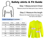 High-Visibility Birdseye Mesh Reflective Dry-Fit Safety Work T-Shirt