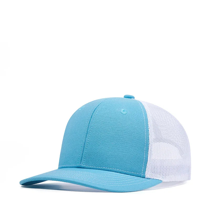 Bulk Cotton Mesh Customized Embroidery Patch Trucker Hats for Custom Gym Apparel