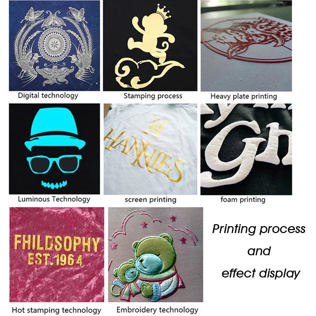 Combed Cotton Screen Printed Custom T-Shirt