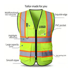 High Visibility Reflective Safety Vest Industrial Traffic Security Uniform