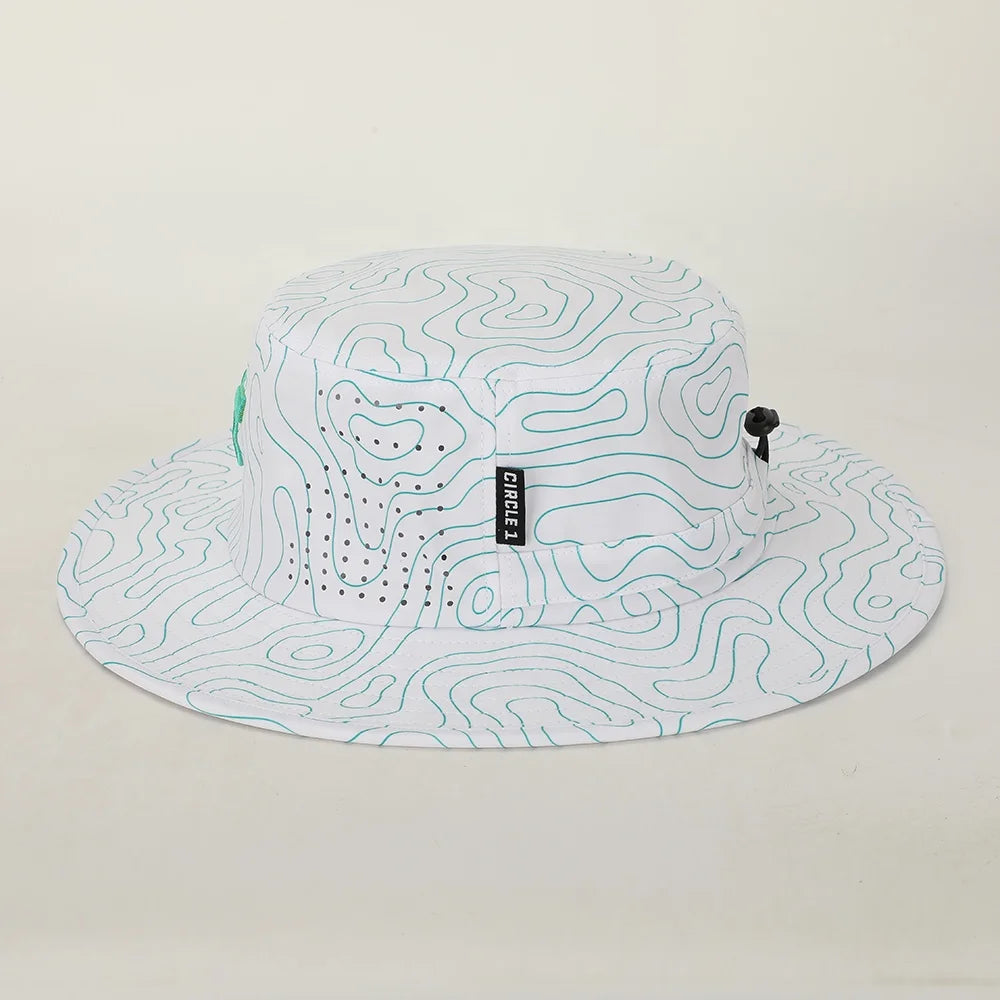 OEM Polyester Cotton Structural Embroidery Breathing Hole Bulk Uniform Brim Headgear