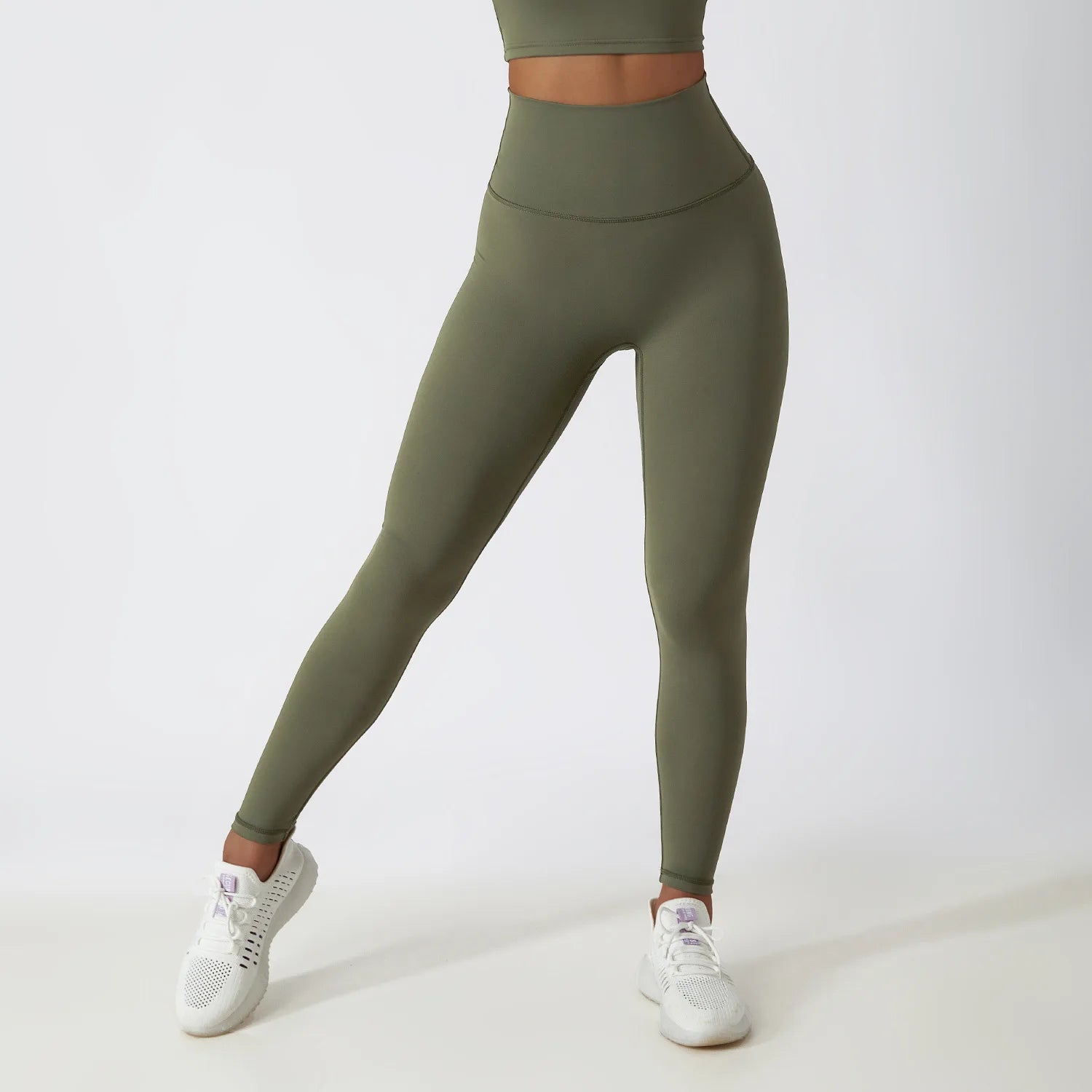 Nylon-Spandex Interlock Flatlock-Stitched 4-Piece Sports Gym Set