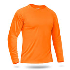 Custom LOGO Men's Sun Protection T-Shirt 145g Polyester Long Sleeve Sun Protection T-Shirt Bulk Wholesale