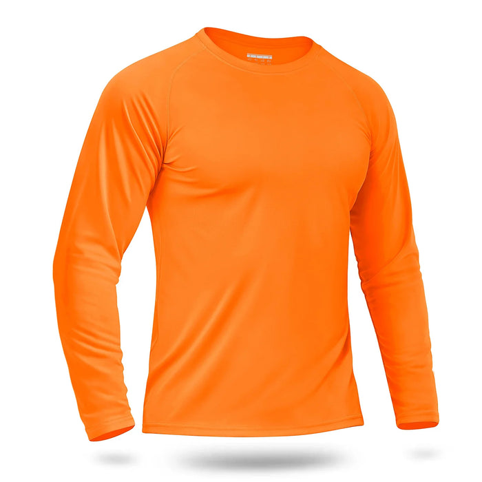Custom LOGO Men's Sun Protection T-Shirt 145g Polyester Long Sleeve Sun Protection T-Shirt Bulk Wholesale