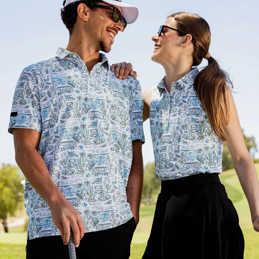 Custom Polyester Spandex Blade Collar Golf Polo Shirt   Factory Sourcing 88% Polyester 12% Spandex 160g Sublimation Custom Polo Shirt