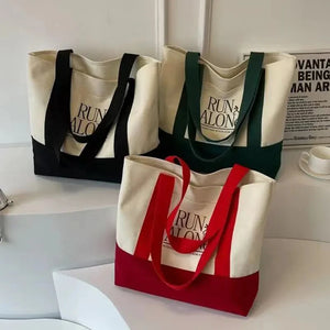 Recycle Organic Cotton Canvas Screen Printed Tote Bag