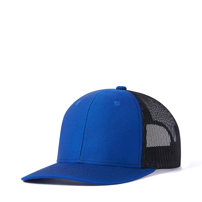 Bulk Cotton Mesh Customized Embroidery Patch Trucker Hats for Custom Gym Apparel