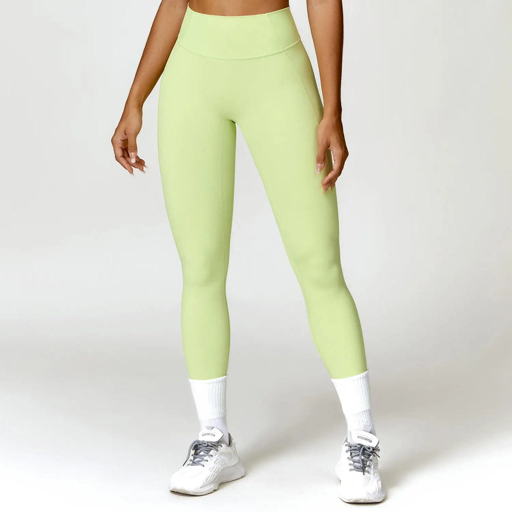 Nylon Spandex Blend Seamless Knit Workout Set