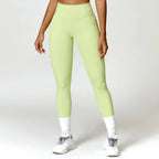 Nylon Spandex Blend Seamless Knit Workout Set