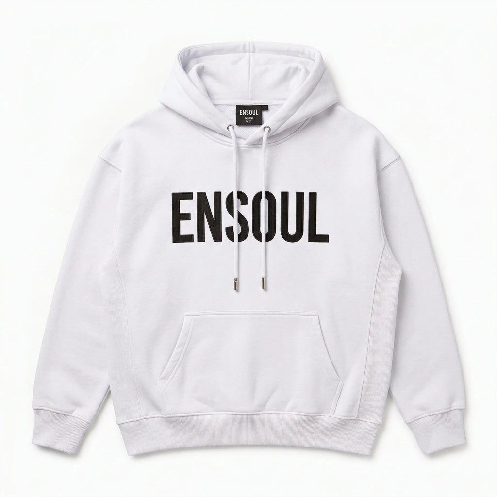400gsm French Terry Custom Embroidery Pullover Blanks | Heavyweight Streetwear Hoodie