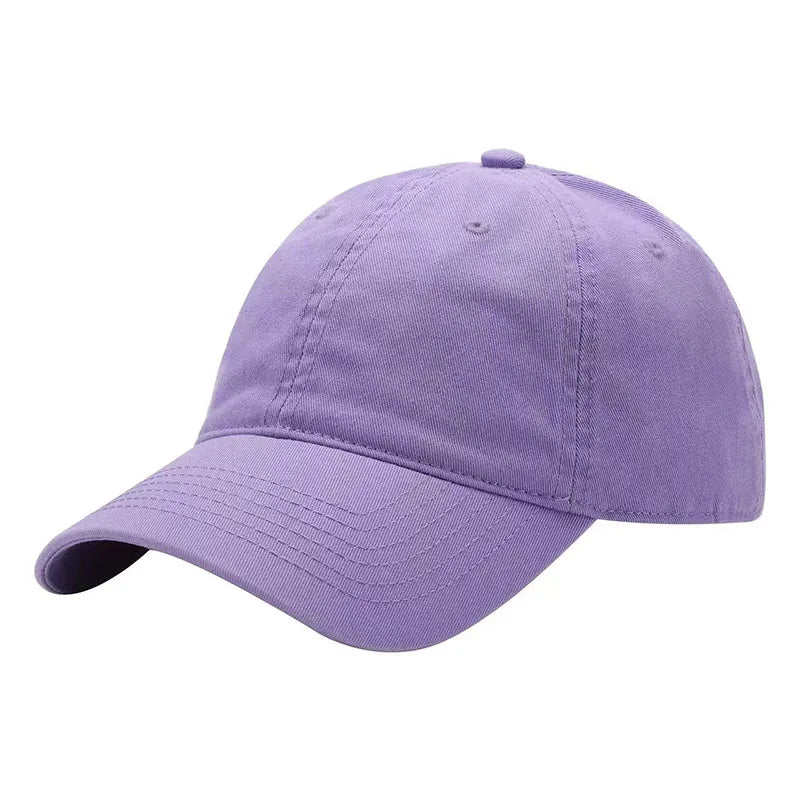 Custom Unstructured 6 Panel Plain Cotton Baseball Cap