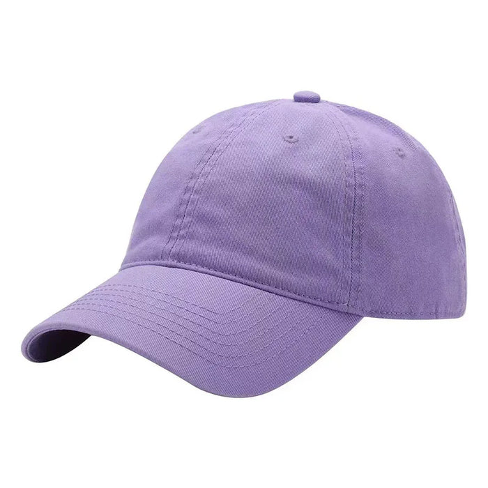 Custom Unstructured 6 Panel Plain Cotton Baseball Cap