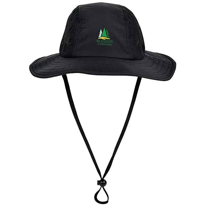 Custom Waterproof Polyester Nylon Bucket Hat Camp Hiking Tactical Mesh Boonie Cap