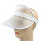 0.6mm-1.0mm PVC Silk Screen Printing Sport Visor | Promotional Plastic Protection Events Hat