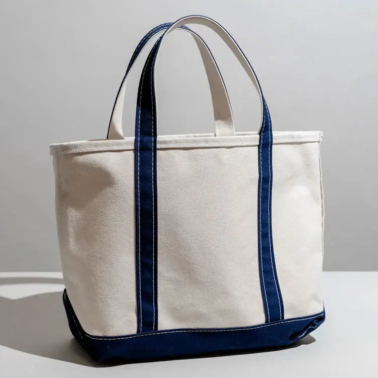 Heavyweight Cotton Canvas Reinforced Stitching Tote Bag