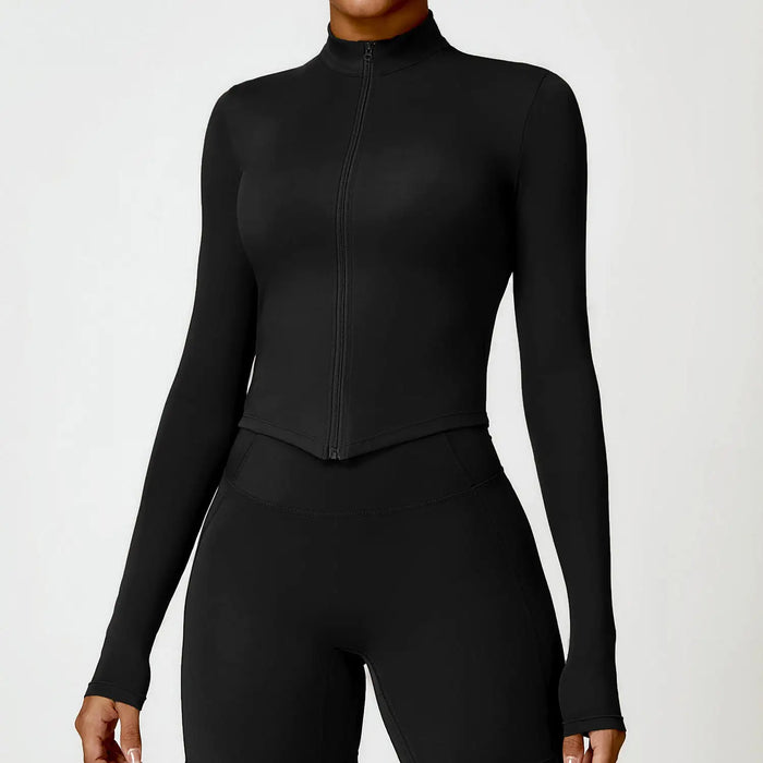 Nylon Spandex Blend Seamless Knit Workout Set
