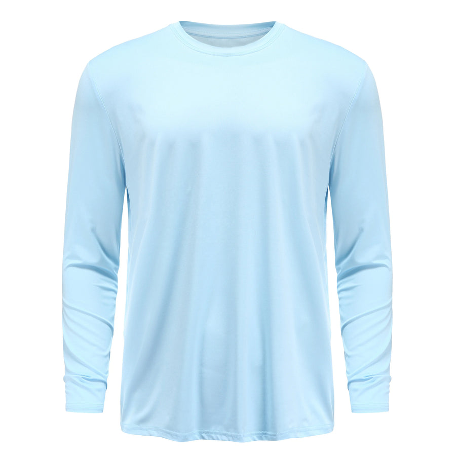 175gsm Polyester Spandex Sublimation Long Sleeve Performance Fishing Shirts Hot Design Dry Men Apparel