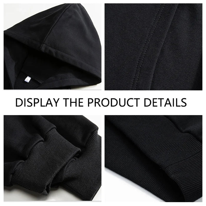 Heavyweight Cotton Brushed Knit Pullover Hoodie