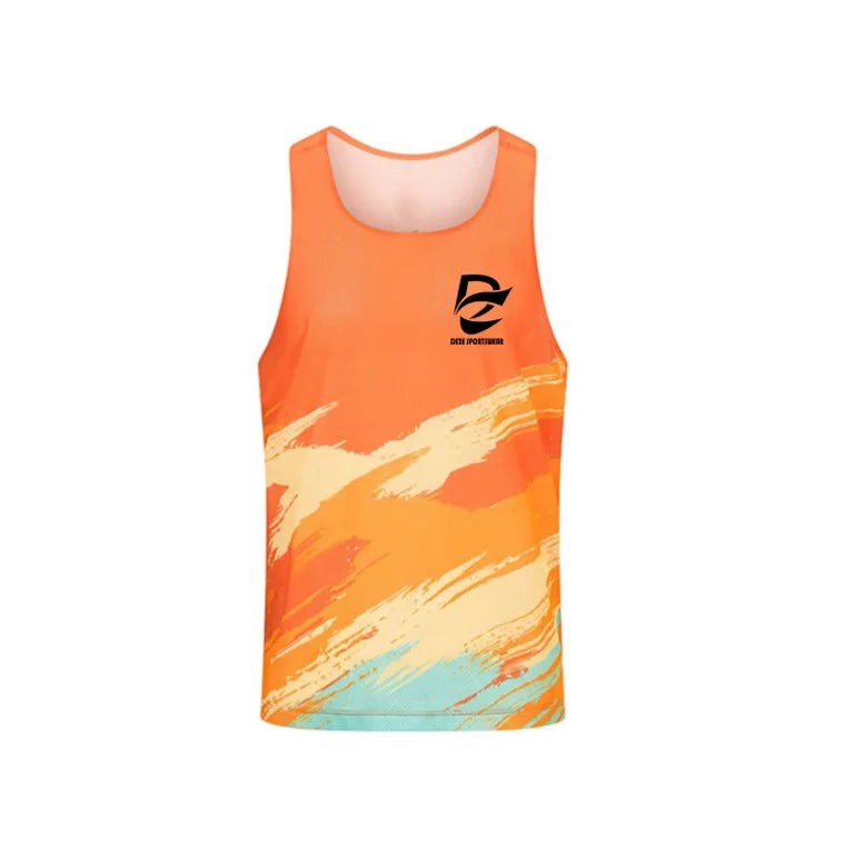 Customized Unisex Running Lightweight Quick Dry Singlet | Custom Activewear