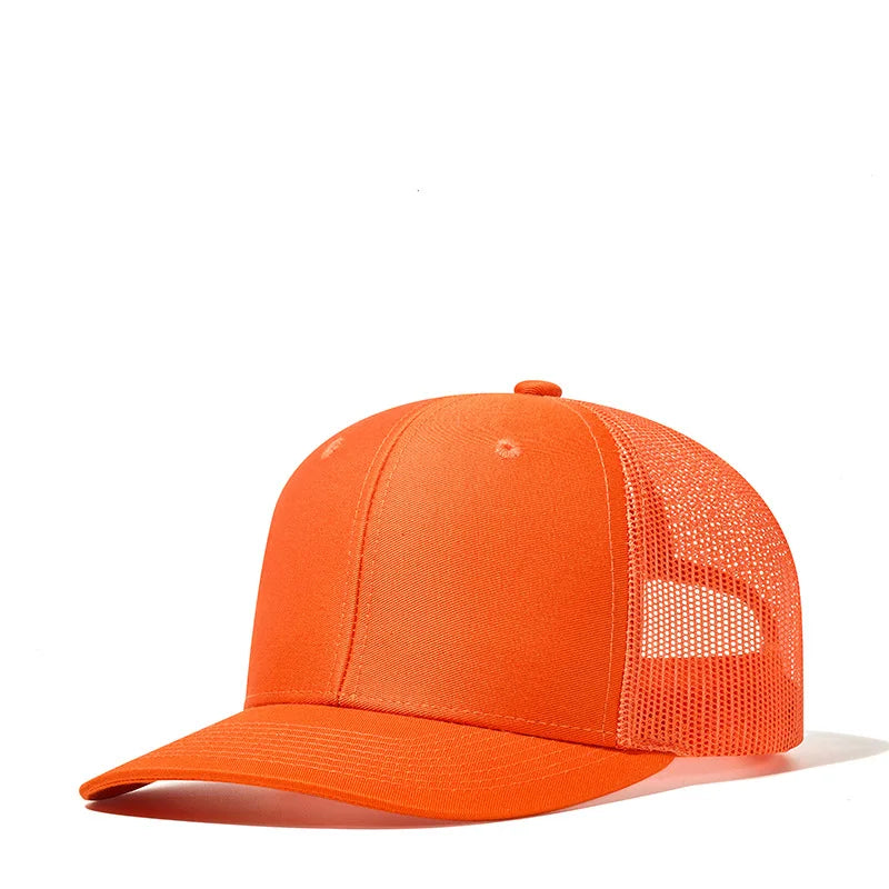 Bulk Cotton Mesh Customized Embroidery Patch Trucker Hats for Custom Gym Apparel