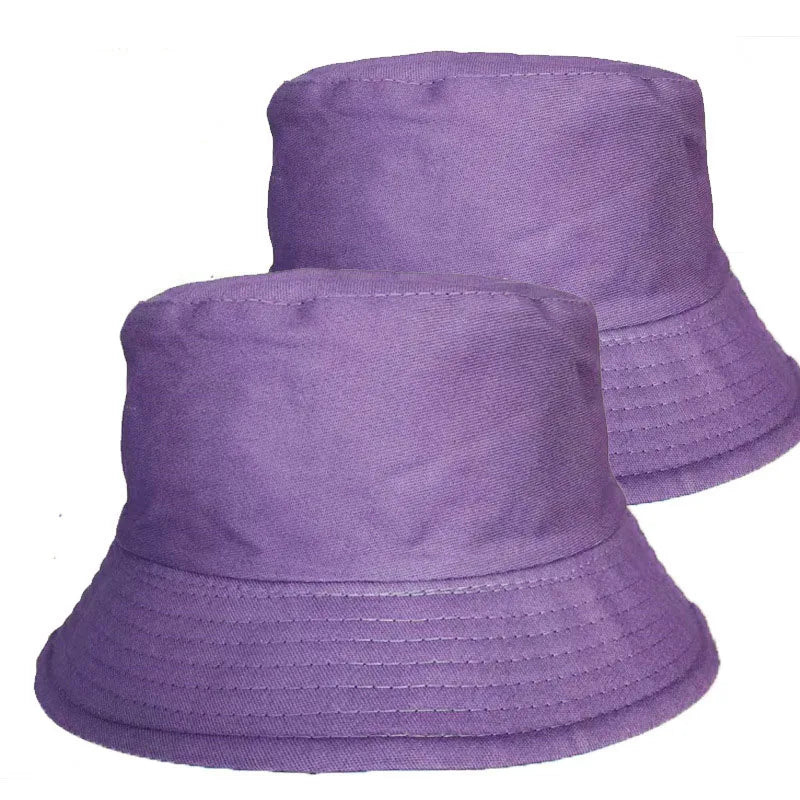 100% Cotton Canvas Embroidered Logo Fisherman Cap | Wholesale Adults Bucket Hats