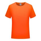 Polyester Quick-Dry Plain-Dyed Running T-Shirt