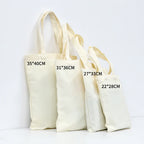Cotton Canvas Customizable Shoulder Tote Bag